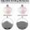 Premium Oak Salt and Pepper Mill Set With Adjustable Grind Settings and Refillable Design 2
