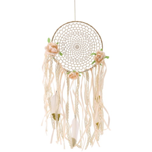 Gewebte Blumenfedern Boho-Traumfänger DIY-Windspiele Hochzeit