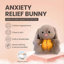 Baby Breathing Bunny Baby Soothing Bunny Plush Doll Toy Baby Kids Soothing Music Sleeping Companions Sound 1Pcs