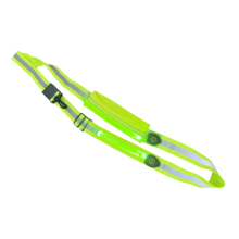 Reflektierender LED-Gürtel mit Handyhalterung, hohe Sichtbarkeit