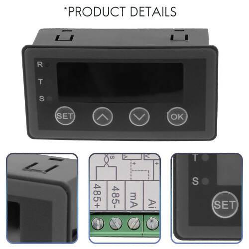 Digital Display Meter 0-10V 0-20MA 2-10V 4-20MA Analog Input Display Table Digital Display Head with 1
