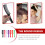 6St Haarstyling Kammen Barbiers Tools ABS Kleurenmix 6