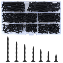 Juego de 220 tornillos M3.5 para construcción de paneles de yeso y madera.