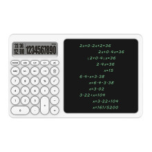 10-digit calculator with LCD writing tablet - basic calculator