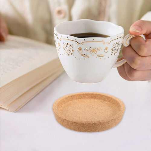 5 cork coasters for drinks, for restaurants and bars