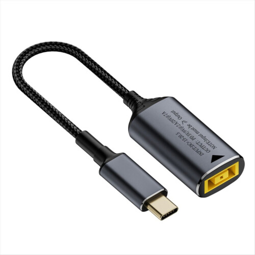 140W DC laptop charger with square plug