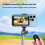 Wireless smartphone selfie projector with shared rear camera, Bluetooth C 2