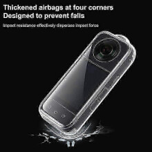 2025 Für Insta360 X3 Hohle Klare TPU Schutzhülle (Transparent)