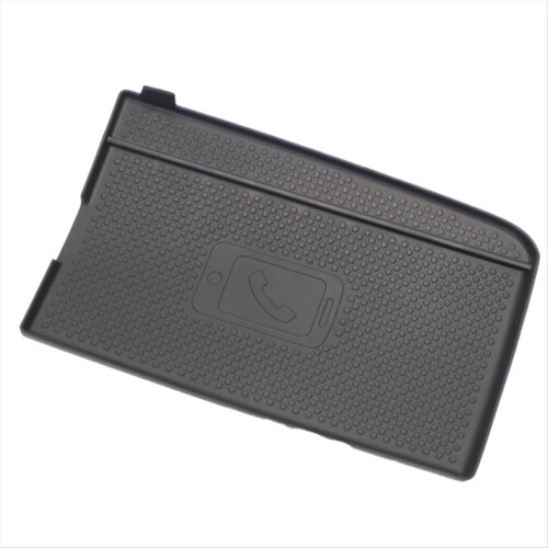 Car Dashboard Storage Box Wireless Charging Rubber Mat for 2