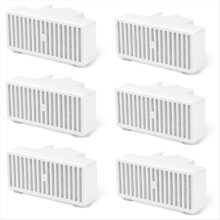 T-shaped replacement filters for pet water fountains, refill pack, 6 pieces
