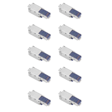10 CAT8 RJ45-Stecker ohne Crimpwerkzeug, 40 Gbit/s, 23/24 AWG B
