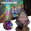 Bohemian Mosaic Starry Sky Floor Projections Lamp Table Bedside Light 5