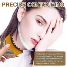Contour Face Brush – Soft Facial Massage Brush for Jawline Sculpting & Makeup Prep
