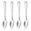 Grapefruit Spoon Stainless Steel Serrated Spoon Set 4Pcs for Eating Fruit 3