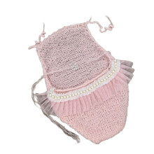 Entzückendes Baby-Fotoshooting-Kleiderset mit-Rosa