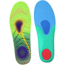 Zweetabsorberende inlegzolen voor schoenen, elastisch en schokabsorberend, voor hoge voetboogondersteuning en dagelijks loopcomfort.