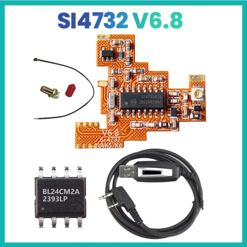 Módulo FPC SI4732 V6.8 + chip de 512 KB + cable de escritura USB para 1