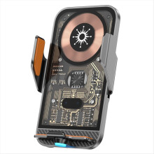 Kabelloses Autoladegerät mit 15 W Schnellladefunktion für iPhone 12-16 und Galaxy