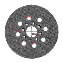 Almohadilla de lijado con cierre de velcro de 125 mm compatible con Bosch GEX 125-1 AE PEX 220 A, 5 pulgadas