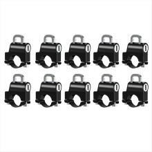 10 pieces – Anti-theft helmet lock 22–24 mm with key set