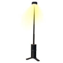 Teleskopierbare LED-Campinglaterne, Stativfuß, tragbar für Abenteuer,