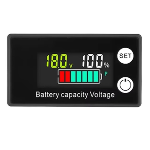 Battery Voltmeter DC 8-100V Capacity Display Power Meter Lithium D