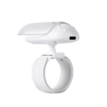 Verstellbare, wiederaufladbare Mini-Glühwürmchen-Handgelenklampe, dreifarbig