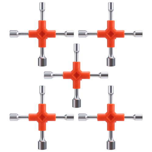 Multifunctional wrench, multi-head external hexagon tool