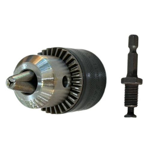 3-Backen-Bohrfutter 1,5–10 mm, Schnellwechseladapter