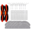 Suitable for parts: main roller, side brush, filter, mop cloth 1