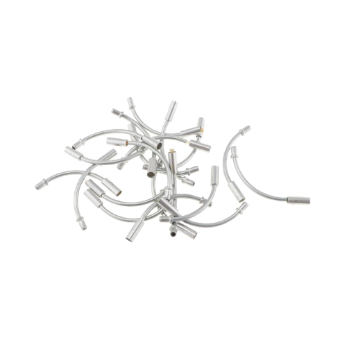 50 Pcs V Brake Noodle Linear Pull Brake Cable Guide Hose 90 Degree