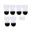 Disposable wine glasses, stemless plastic wine glasses 1