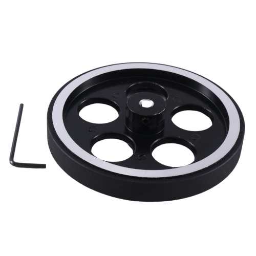 300mm x 6mm Industrial Aluminum Rubber Measurement Encoder Meter Wheel
