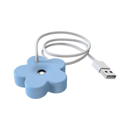 Mini-Luftbefeuchter für Schlafzimmer, tragbar, blau