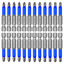 24-teiliges Schraubendreher-Bit-Set PH1 PH2 PH3 PZ1 PZ2 PZ3 1/4 Zoll Sechskantschaft