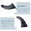 9 polegadas portátil Paddle Board Fin preto desmontável surfboard cauda Fin esportes aquáticos Paddle Board acessório 6