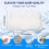 Cloud Pillow - Ergonomic Memory Foam Pillows, Adjustable Cervical Neck Support Pillow with Breathable Pillowcase 8