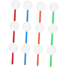 12 stuks mini handloepjes voor plastic acryl lenzen, geschikt voor natuurwetenschappelijke lessen.