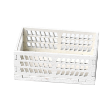 Bread rack, cake rack, storage box/basket with toys, white