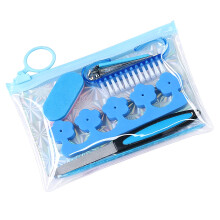 Tragbares komplettes Maniküre-Set, Nageltrimmer und-01Farbe