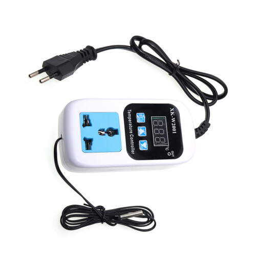 XK-W2001 Digital Temperature Controller, Socket, EU Plug