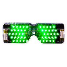 Kit de práctica de soldadura con gafas luminosas, kit de electrónica para bricolaje, B