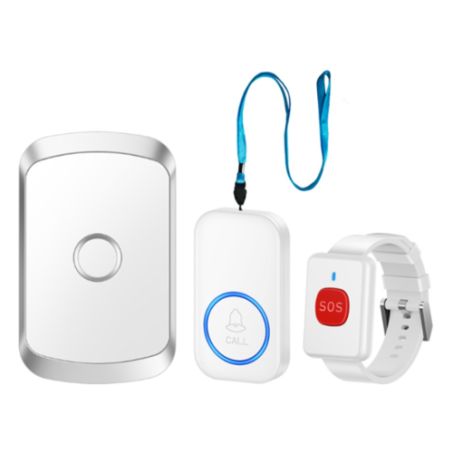 Wireless call button, paramedic pager watch, pager EU plug