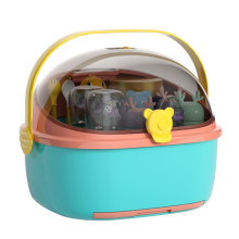 Aufbewahrungsbox für Babyflaschen, wasserdichter Fläschchenhalter, Becherorganizer mit Deckel