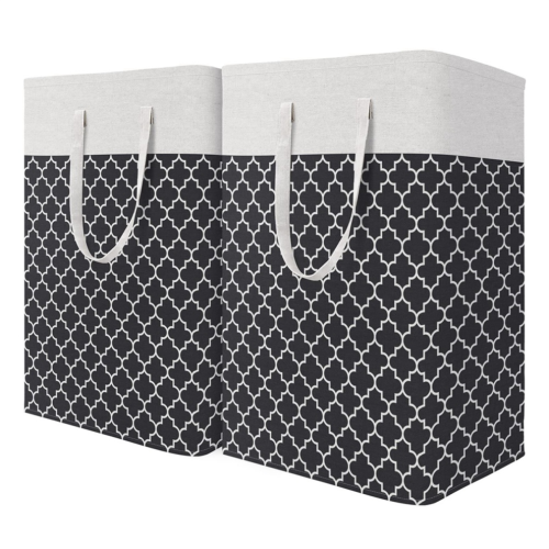 Waterproof laundry basket, tall laundry hamper, bedroom, bathroom