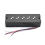Offset magnetic column dual coil pickup resistance: Bridge – 18 kΩ 1