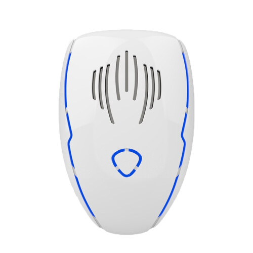 DC-9015 Household Ultrasonic Rodent and Mosquito Repellent, Variable Frequency Electronic Pest Control, EU Plug, White 1