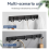 Kitchen hooks without holes, Nordic Space aluminum, single hooks, 7 hooks 1