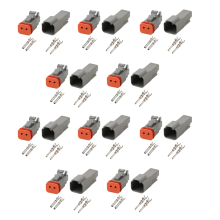 Deutscher wasserdichter 2-poliger DT-Steckverbinder, DT06-2S DT04-2P,