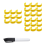 Label clips for medicine bottles with markings for easy identification, 1